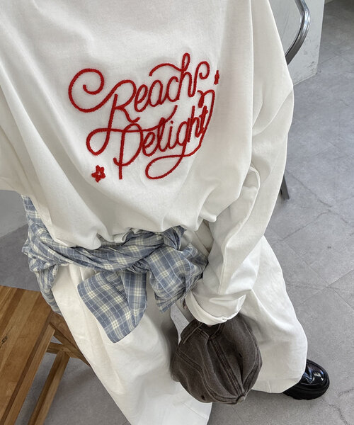 w closet（ダブルクローゼット）の「モールコードロンT（Tシャツ/カットソー・レディース・チャコールグレー/オフホワイト・FREE）」の14枚目の写真