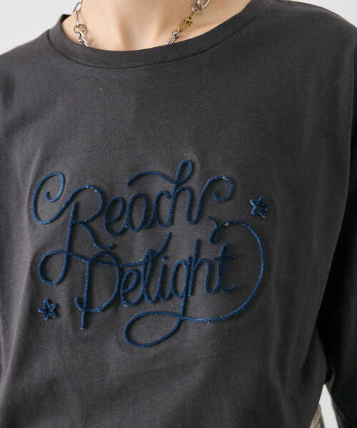 w closet（ダブルクローゼット）の「モールコードロンT（Tシャツ/カットソー・レディース・チャコールグレー/オフホワイト・FREE）」の8枚目の写真