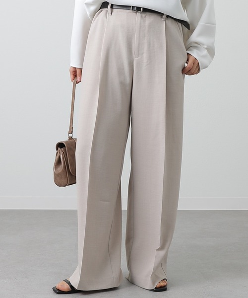 COLONY 2139（コロニートゥーワンスリーナイン）の「テックリネンストレートパンツ（その他パンツ・レディース・ミント/グレイッシュベージュ/ブラック/ブラウン・SMALL/MEDIUM）」の4枚目の写真