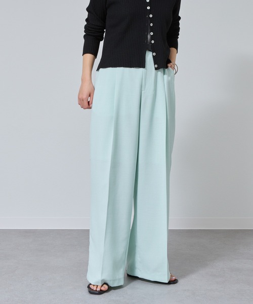 COLONY 2139（コロニートゥーワンスリーナイン）の「テックリネンストレートパンツ（その他パンツ・レディース・ミント/グレイッシュベージュ/ブラック/ブラウン・SMALL/MEDIUM）」の13枚目の写真