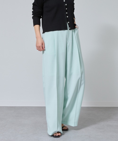 COLONY 2139（コロニートゥーワンスリーナイン）の「テックリネンストレートパンツ（その他パンツ・レディース・ミント/グレイッシュベージュ/ブラック/ブラウン・SMALL/MEDIUM）」の16枚目の写真