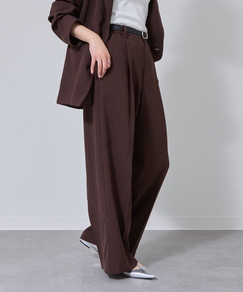 COLONY 2139（コロニートゥーワンスリーナイン）の「テックリネンストレートパンツ（その他パンツ・レディース・ミント/グレイッシュベージュ/ブラック/ブラウン・SMALL/MEDIUM）」の8枚目の写真