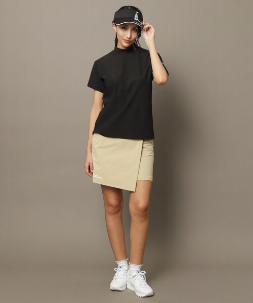 UVカット/吸水速乾 ドライタッチモックネックT（Tシャツ/カットソー