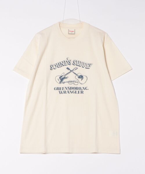 Wrangler（ラングラー）の「Wrangler/ラングラー クルーネックTシャツ（Tシャツ/カットソー・メンズ・ホワイト/チャコールグレー・LARGE/MEDIUM/X-LARGE）」の14枚目の写真