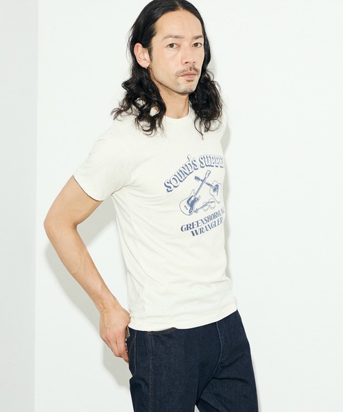 Wrangler（ラングラー）の「Wrangler/ラングラー クルーネックTシャツ（Tシャツ/カットソー・メンズ・ホワイト/チャコールグレー・LARGE/MEDIUM/X-LARGE）」の17枚目の写真