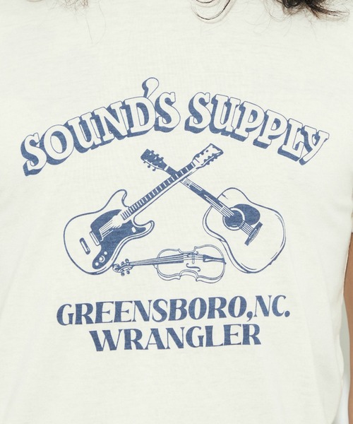 Wrangler（ラングラー）の「Wrangler/ラングラー クルーネックTシャツ（Tシャツ/カットソー・メンズ・ホワイト/チャコールグレー・LARGE/MEDIUM/X-LARGE）」の19枚目の写真