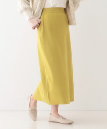 DRESKIP | 【洗える/セットアップ可/S-LL】前後2WAYスポンディッシュ ナロースカート(スカート)