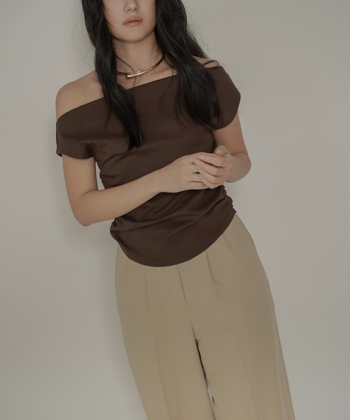 KINO THE KEI（キノザケイ）の「タック ワイド パンツ KINO THE KEI（その他パンツ・レディース・グレー/ブラック/ベージュ・M/S）」の12枚目の写真