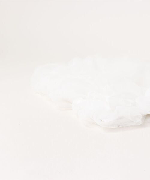 H.TOKYO(エイチトウキョウ)の「H.TOKYO × mimi / フリルワンショルダーバッグ(ショルダーバッグ・レディース・ホワイト/ブラック・FREE)」の5枚目の写真