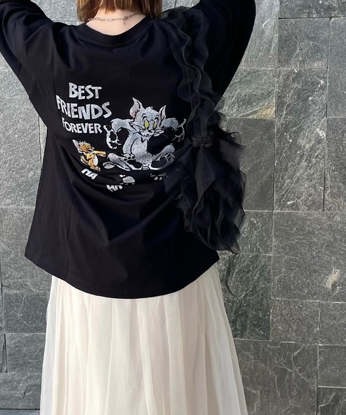 H.TOKYO(エイチトウキョウ)の「H.TOKYO × mimi / フリルワンショルダーバッグ(ショルダーバッグ・レディース・ホワイト/ブラック・FREE)」の19枚目の写真