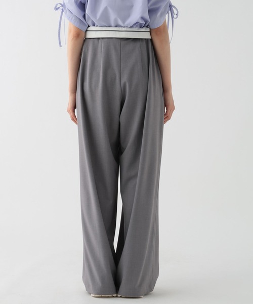 GLOBAL WORK（グローバルワーク）の「ターンベルトワイドパンツ/AND YUA ANY/319425（スラックス・キッズ・ブラック/グレー・SMALL/MEDIUM）」の15枚目の写真