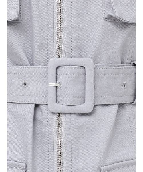 jouetie（ジュエティ）の「ミリタリーZIPミニワンピース（ワンピース・レディース・ブラック/カーキ/ブルー・MEDIUM）」の19枚目の写真