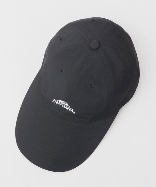 KRIFF MAYER（クリフメイヤー）の「撥水加工 ナイロン ロングビルキャップ 吸汗速乾スベリ使用 つば長 深め（キャップ・メンズ・ブラック・FREE）」の11枚目の写真