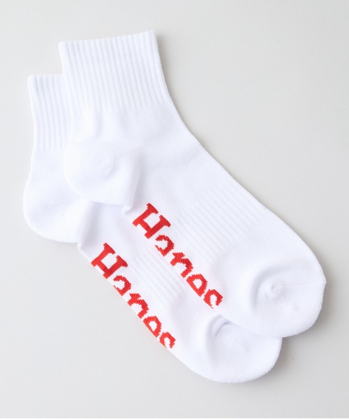 HANES（ヘインズ）の「【HANES/ヘインズ】つま先・踵パイル仕様 クォーターレングスソックス 3足組（ソックス/靴下・メンズ・ブラック/ホワイト・MEDIUM）」の6枚目の写真