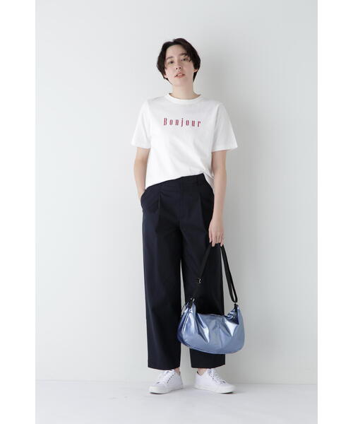 human woman（ヒューマンウーマン）の「◆【撥水】コンパクトギャバパンツ（その他パンツ・レディース・ネイビー/ベージュ・MEDIUM/SMALL）」の13枚目の写真