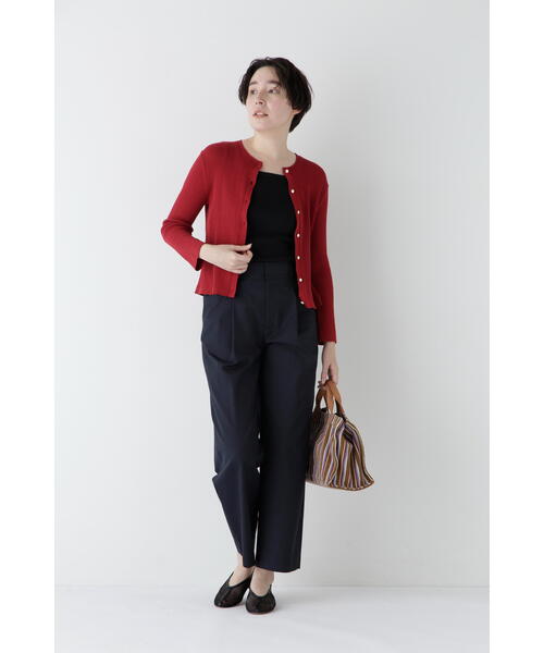 human woman（ヒューマンウーマン）の「◆【撥水】コンパクトギャバパンツ（その他パンツ・レディース・ネイビー/ベージュ・MEDIUM/SMALL）」の14枚目の写真