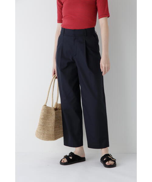 human woman（ヒューマンウーマン）の「◆【撥水】コンパクトギャバパンツ（その他パンツ・レディース・ネイビー/ベージュ・MEDIUM/SMALL）」の3枚目の写真