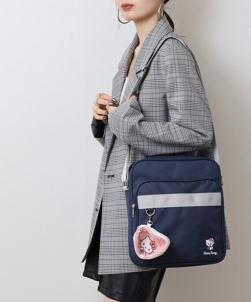sanrio(サンリオ)の「RBサンリオポリハートP付スクールSD(ショルダーバッグ・レディース・ブラック系その他2/ブラック系その他/ブラック・FREE)」の15枚目の写真