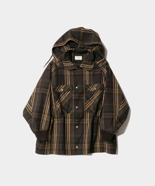 beautiful people（ビューティフルピープル）の「silky labor check  flight blouson（ミリタリージャケット・レディース・ブラウン・38/42/36）」の9枚目の写真