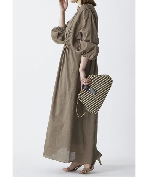 プルミエアロンディスモン　カシュクールワンピース2025ss プルミエアロンディスモン カシュクールワンピース2025ss - メルカリ