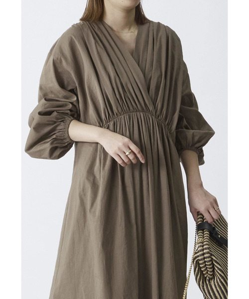 プルミエアロンディスモン　カシュクールワンピース2025ss プルミエアロンディスモン カシュクールワンピース2025ss