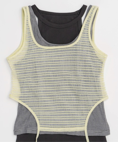 Triple Layered Tank Top/トリプルレイヤードタンクトップ