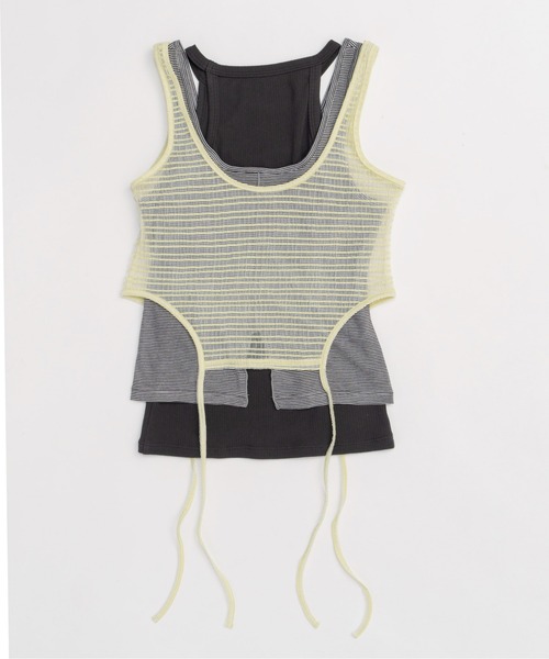 2WAY Neck MS Tank Top
