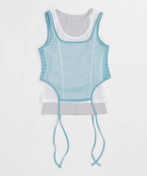 Triple Layered Tank Top/トリプルレイヤードタンクトップ