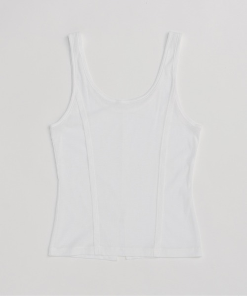 MAISON SPECIAL(メゾンスペシャル)の「Triple Layered Tank Top/トリプルレイヤードタンクトップ【MAISON SPECIAL/メゾンスペシャル】(タンクトップ・レディース・ブラック/ブルー/ライム・FREE)」の16枚目の写真