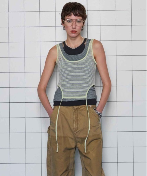 メゾンスペシャル　タンク Triple Layered Tank Top/トリプルレイヤードタンクトップ