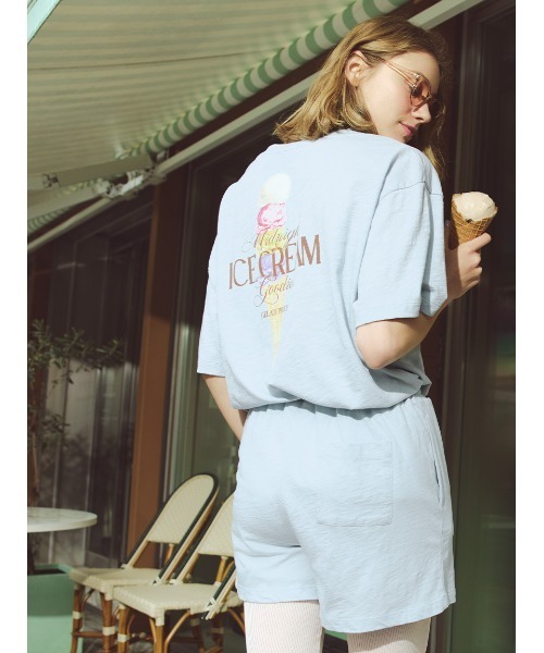 大人気!! gelato pique 接触冷感 ICEワンポイントショートパンツ セール】【COOL COLLECTION】【接触冷感】ICEワンポイント