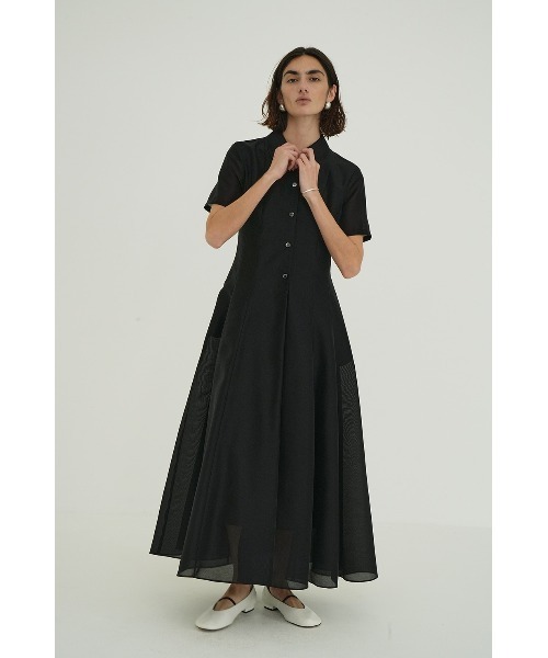 CLANE（クラネ）の「CLANE/クラネ/FLUFFY SHEER H/S SHIRT ONEPIECE