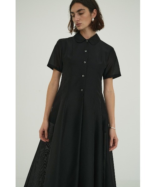 CLANE（クラネ）の「CLANE/クラネ/FLUFFY SHEER H/S SHIRT ONEPIECE