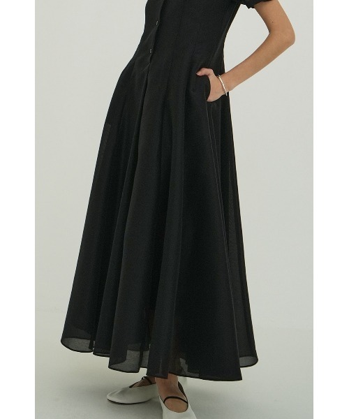 CLANE（クラネ）の「CLANE/クラネ/FLUFFY SHEER H/S SHIRT ONEPIECE