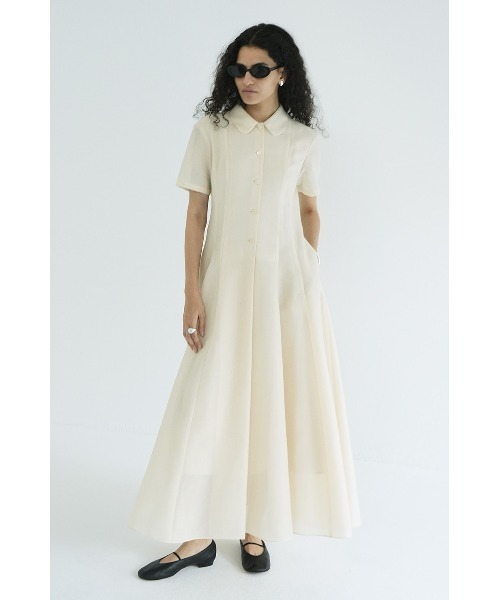 クラネFLUFFY SHEER H/S SHIRT ONEPIECE CLANE/クラネ/FLUFFY SHEER H/S SHIRT ONEPIECE ワンピース