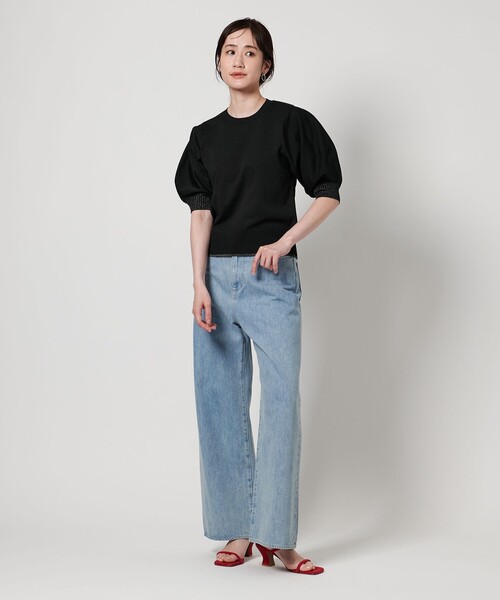 UNITED ARROWS（ユナイテッドアローズ）の「ラメ パフスリーブ ニット