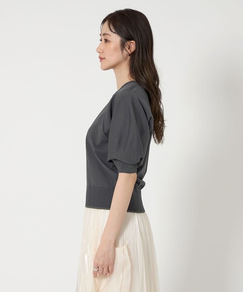 UNITED ARROWS（ユナイテッドアローズ）の「ラメ パフスリーブ ニット