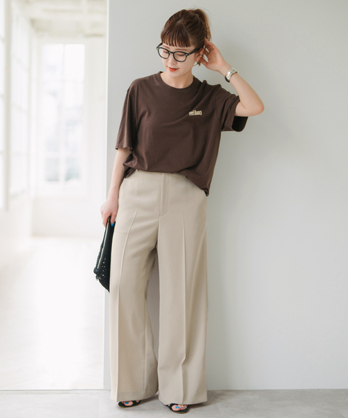 ハイウエストスラックスパンツ（スラックス）｜Spick & Span