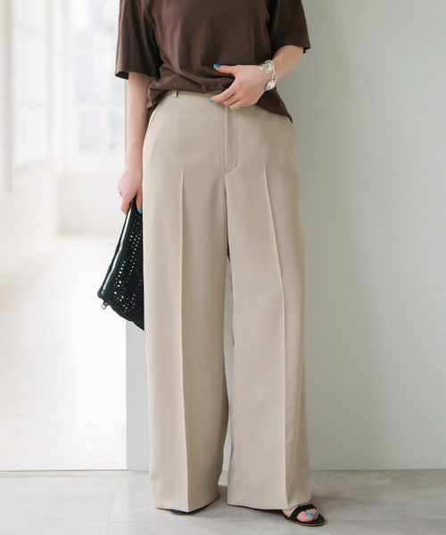 ハイウエストスラックスパンツ（スラックス）｜Spick & Span