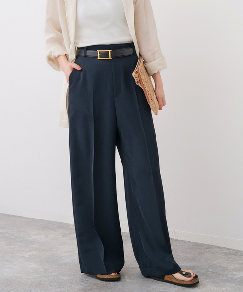 ハイウエストスラックスパンツ（スラックス）｜Spick & Span
