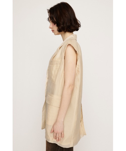 ベスト ジレ SHEER TAILOR VEST シアー テイラー ベスト レディース セール】SHEER TAILOR VEST シアー テイラー ベスト（ベスト