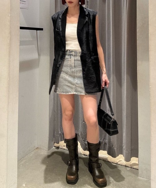 ベスト ジレ SHEER TAILOR VEST シアー テイラー ベスト レディース セール】SHEER TAILOR VEST シアー テイラー ベスト（ベスト