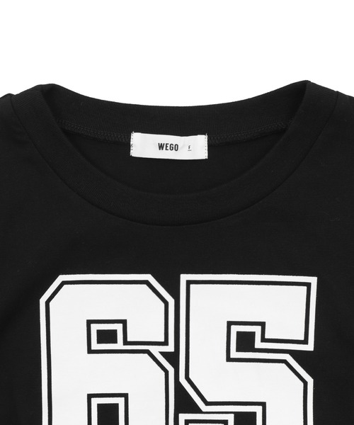 WEGO(ウィゴー)の「WEGO/ナンバリングサイドドロストちびT(Tシャツ/カットソー・レディース・ホワイト/ブラック・FREE)」の21枚目の写真
