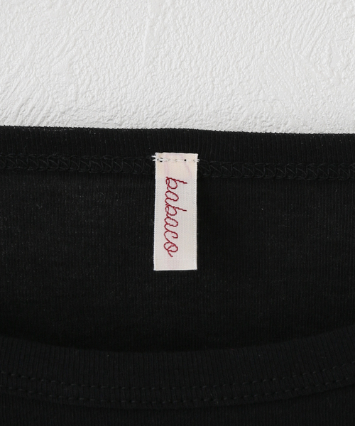 EMILY WEEK(エミリーウィーク)の「【babaco/ババコ】Twisted Cotton Back Layered ロングスリーブT / BA01-CR46(Tシャツ/カットソー・レディース・アイボリー・LARGE)」の4枚目の写真