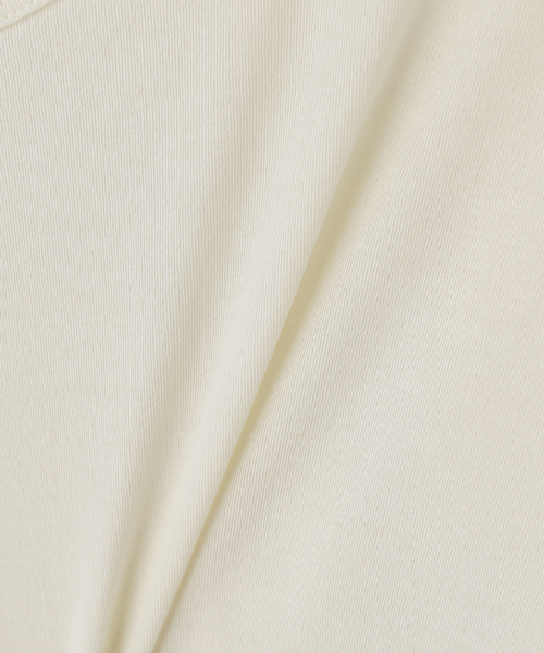 EMILY WEEK(エミリーウィーク)の「【babaco/ババコ】Twisted Cotton Back Layered ロングスリーブT / BA01-CR46(Tシャツ/カットソー・レディース・アイボリー・LARGE)」の7枚目の写真