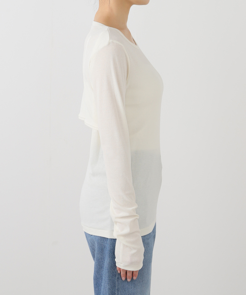 セール】【babaco/ババコ】Twisted Cotton Back Layered ロング