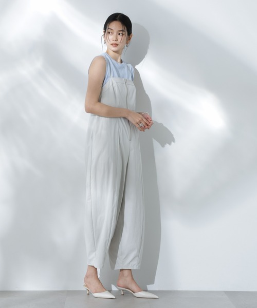 NANO universe（ナノユニバース）の「Anti Soaked(R) 汗染み防止カラフルノースリTシャツ（Tシャツ/カットソー・レディース・ライトイエロー/ライトピンク/サーモンピンク/ブルー/サックスブルー・S/M）」の14枚目の写真