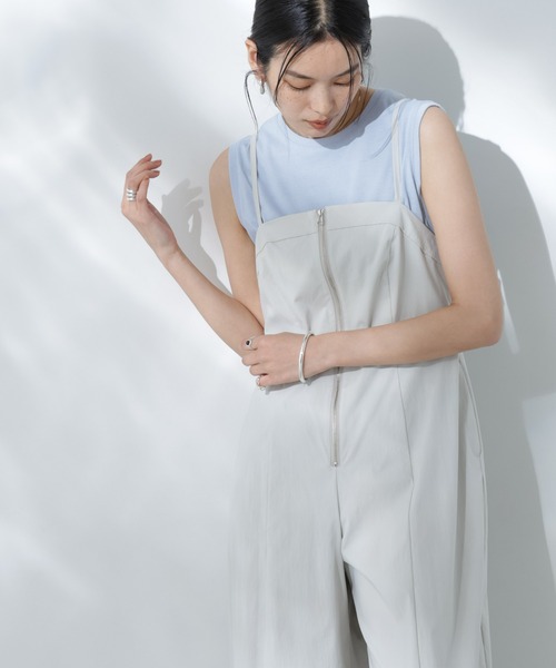 NANO universe（ナノユニバース）の「Anti Soaked(R) 汗染み防止カラフルノースリTシャツ（Tシャツ/カットソー・レディース・ライトイエロー/ライトピンク/サーモンピンク/ブルー/サックスブルー・S/M）」の10枚目の写真