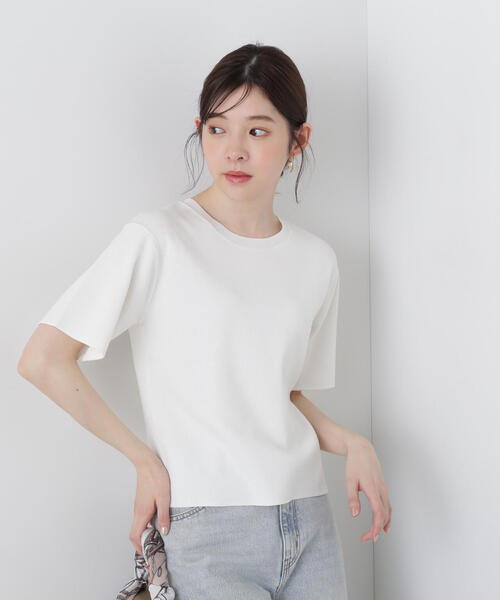 PROPORTION BODY DRESSING(プロポーションボディドレッシング)の「総針Tニット / 1215170501(ニット/セーター・レディース・ブルー/ブラック/ピンク/ホワイト系その他・SMALL/MEDIUM)」の2枚目の写真