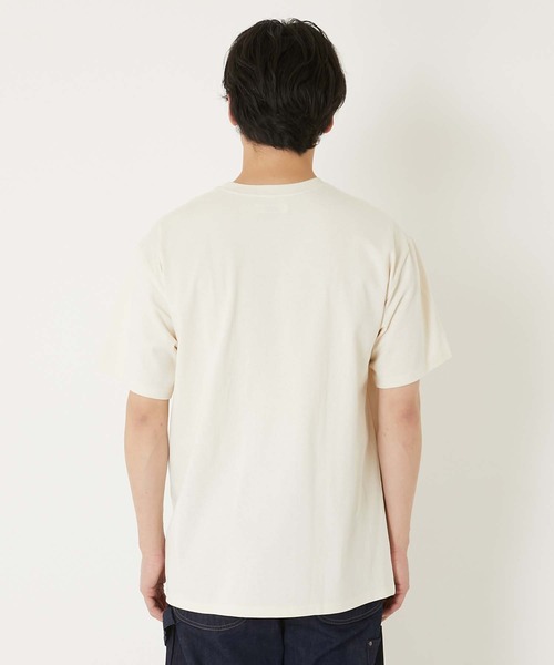 HOLLYWOOD RANCH MARKET(ハリウッドランチマーケット)の「Hエンブロイダリー ポケットショートスリーブTシャツ(Tシャツ/カットソー・メンズ・ネイビー/ブラック/ホワイト/ナチュラル・SMALL/MEDIUM/LARGE/X-LARGE)」の15枚目の写真